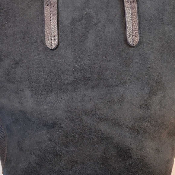 Ulta Beauty Black Suede Tote - Picture 2 of 4